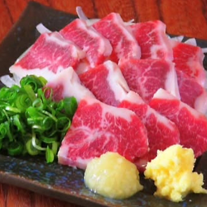 国産・熊本肥育の馬刺し